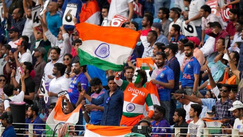indian team supporters wearing Indian jersey denied entry to asia cup final
