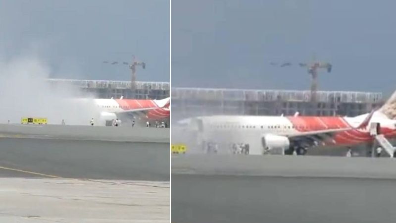 Muscat-Kochi Air India flight's wing caught fire