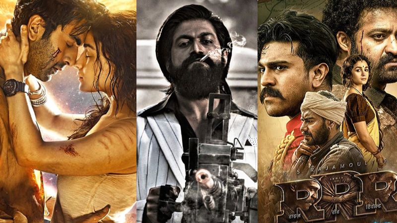 Brahmastra vs KGF 2 vs RRR opening weekend collection