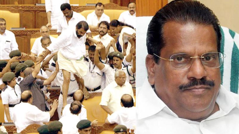 ep jayarajan against oommen chandy govt in assembly ruckus case