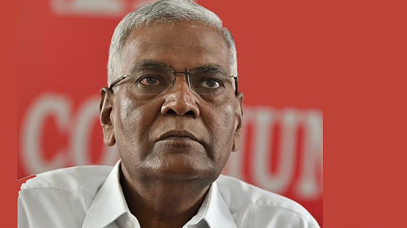 D raja don't know about cpi state conference
