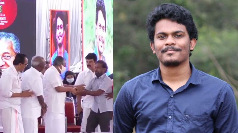 pinarayi vijayan handover financial help to dheeraj's family