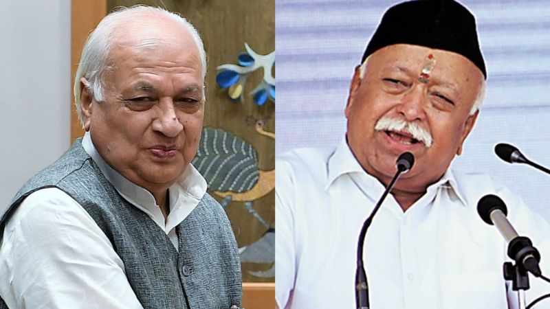 mohan bhagwat meeting with governor arif mohammad khan