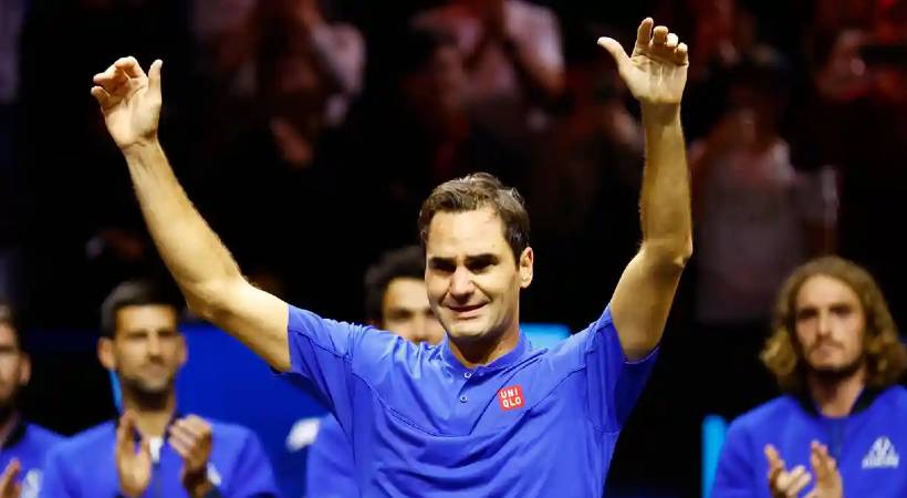 Roger Federer makes emotional farewell after defeat in final