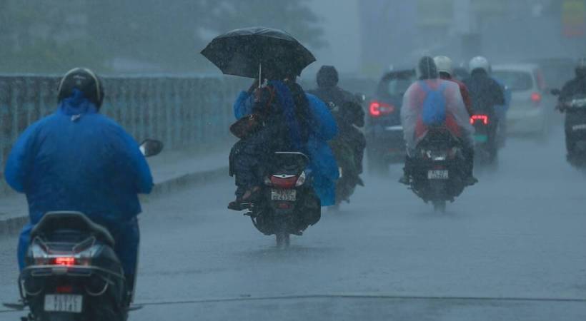 chances of rain in kerala