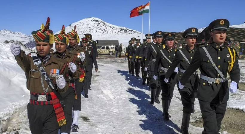 India and China begin military withdrawal