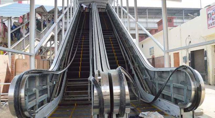 escalators and elevators set up at 497 railway stations