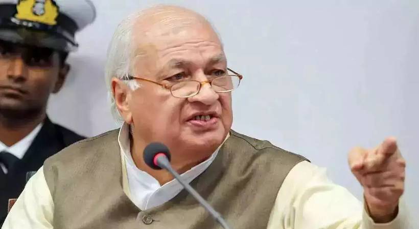 Governor Arif Mohammad Khan's press conference tomorrow