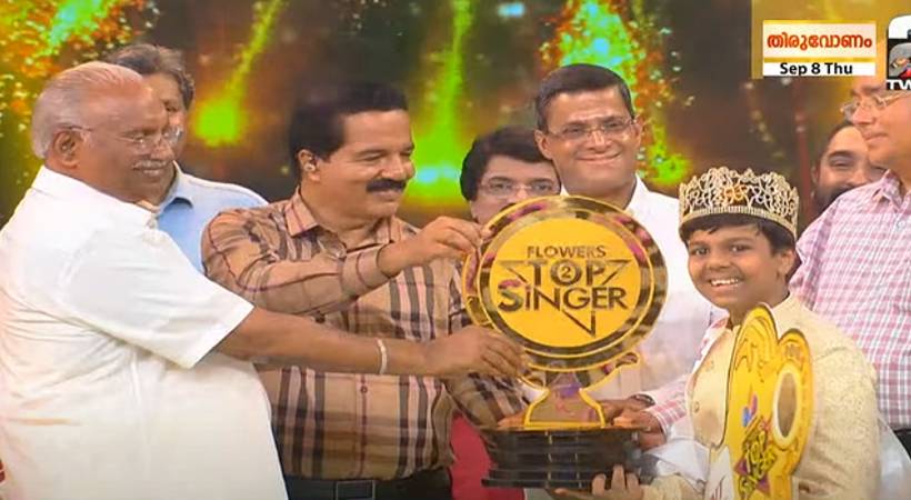 Flowers Top Singer Season 2; Srinand Vinod is the winner