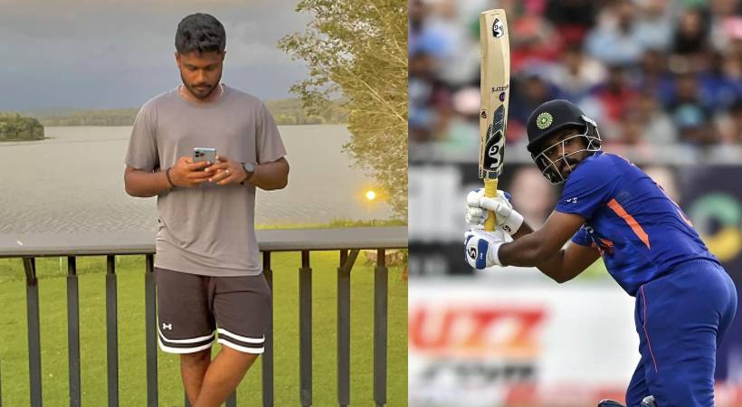 Sanju Samson shared a new picture