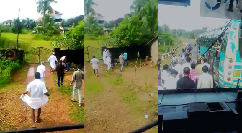 KSRTC conductor brutally beaten by private bus employee