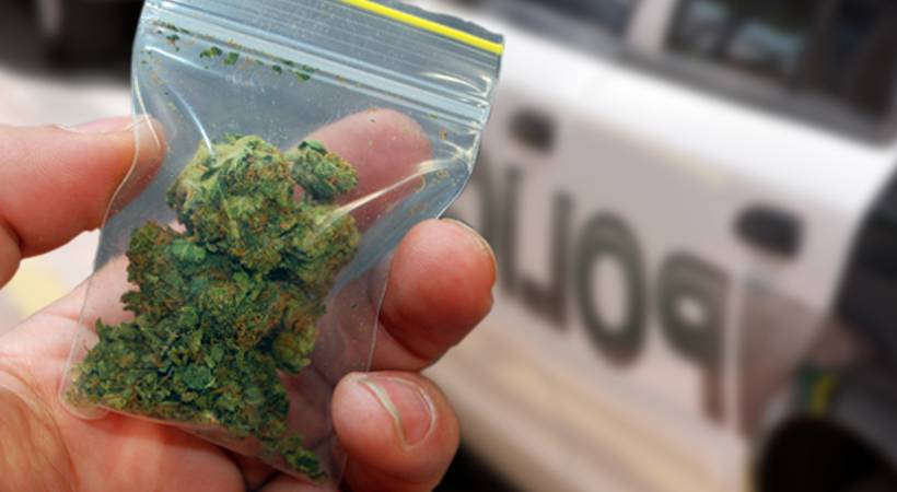 Five people including students arrested with ganja