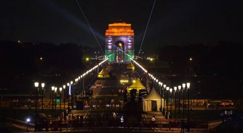 india gate beautified