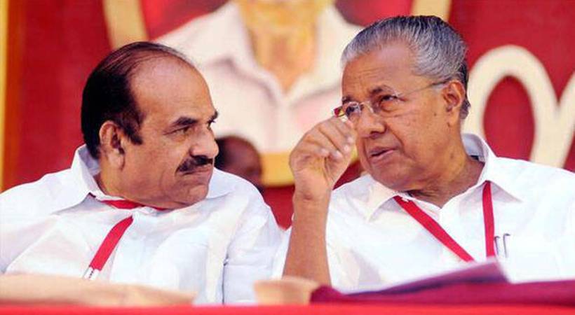 pinarayi vijayan came to Chennai and met Kodiyeri