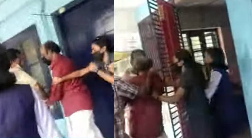 ksrtc employees attack father in front of daughters