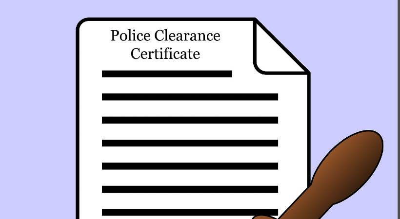 police clearance certificate through post office