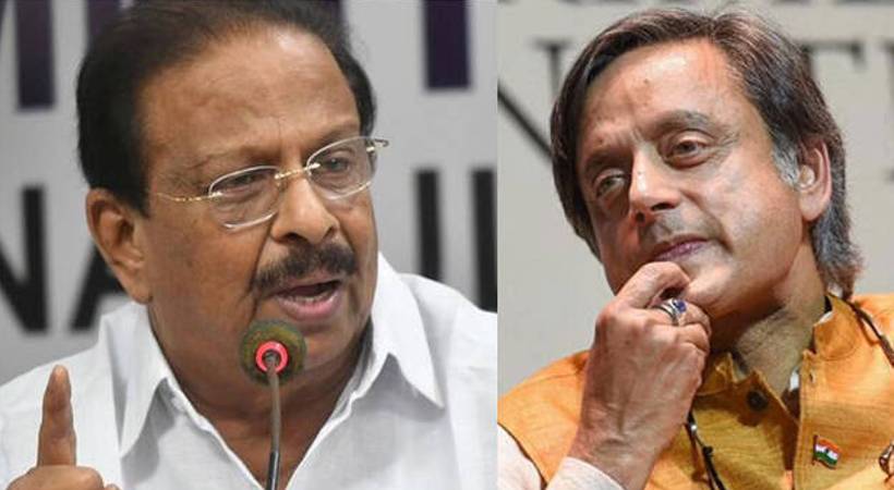 shashi tharoor eligible to contest k sudhakaran
