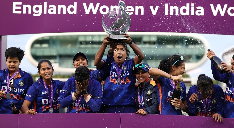 india woman england series