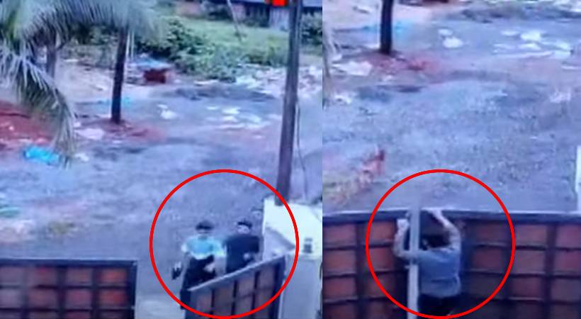 students narrowly escaped from Street dogs