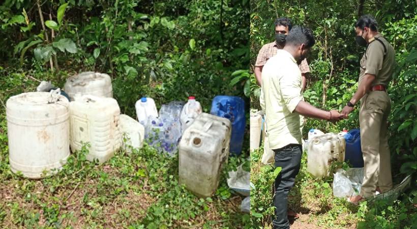 40 liters of alcoholic drink seized in Kollam