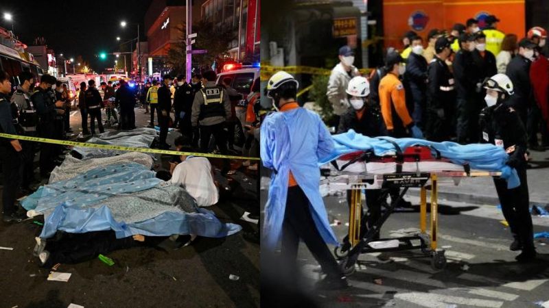 death toll raise upto 100 Halloween crowd surge South Korea