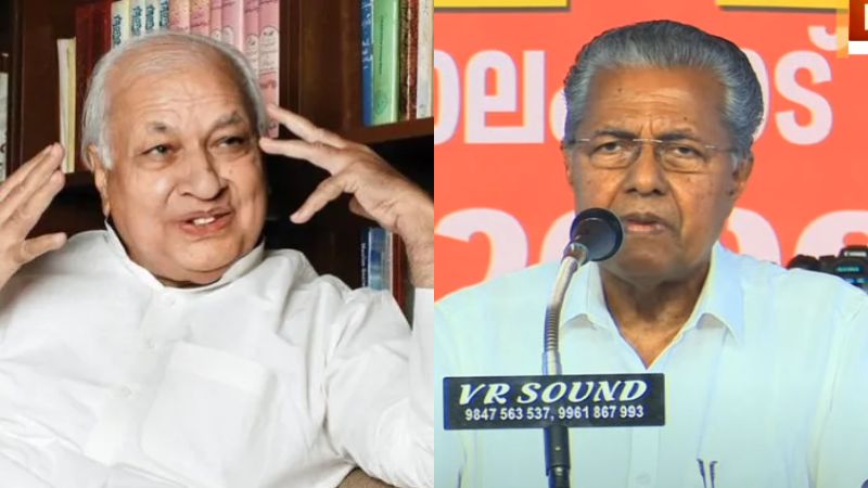 pinarayi vijayan against governor arif mohammad khan