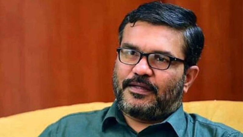 mb rajesh against governor in cm's europe visit