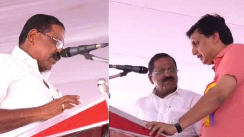 PA Mohammed Riyas interfere in rajmohan unnithan's speech