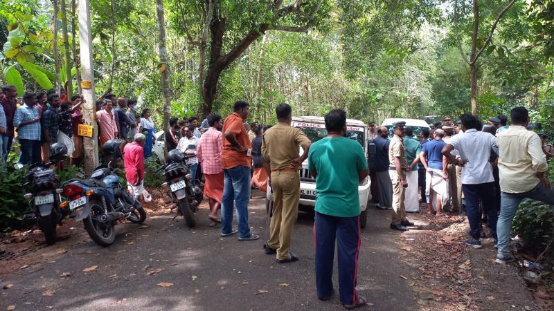 Inspection with dummy at accused's house Human Sacrifice case