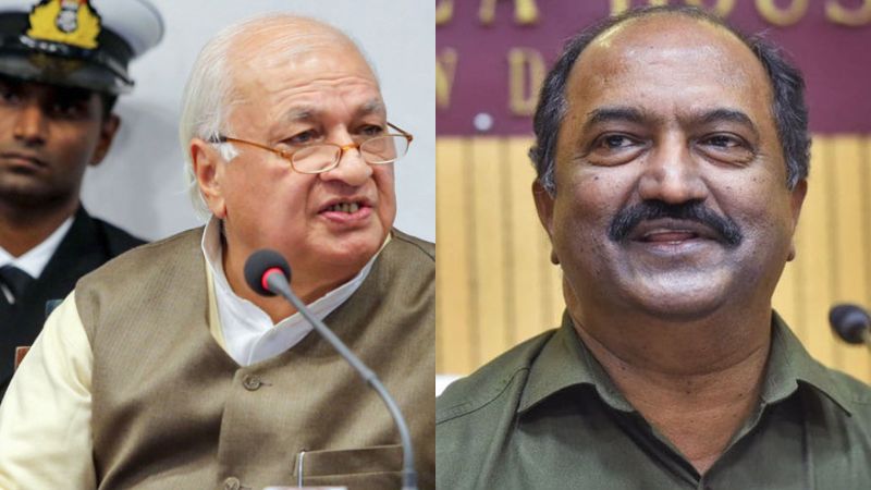 Governor sent letter to CM to remove kn balagopal
