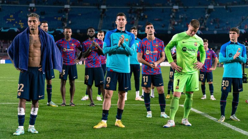 Barcelona eliminated UEFA Champions League
