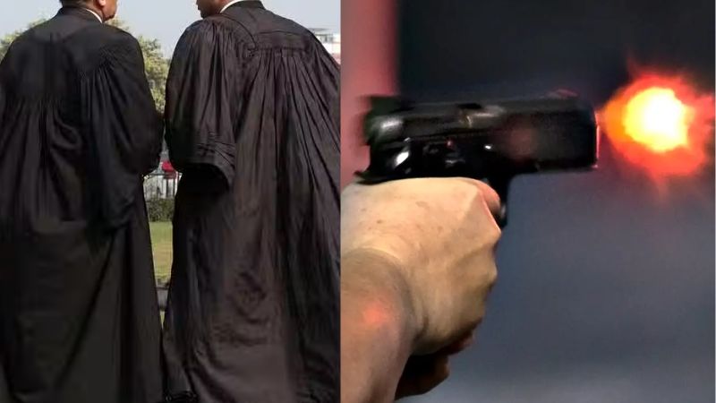 gun shot against lawyer in kollam