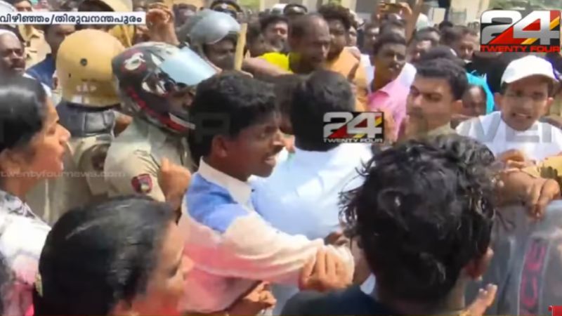 Vizhinjam djp police alerted