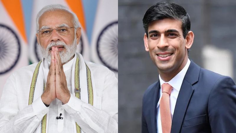 narendra modi congratulates rishi sunak new UK PM