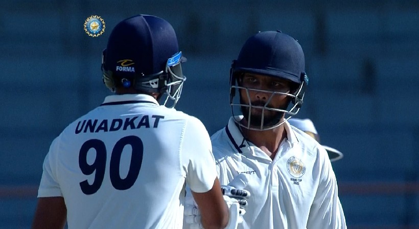 irani cup saurashtra lead