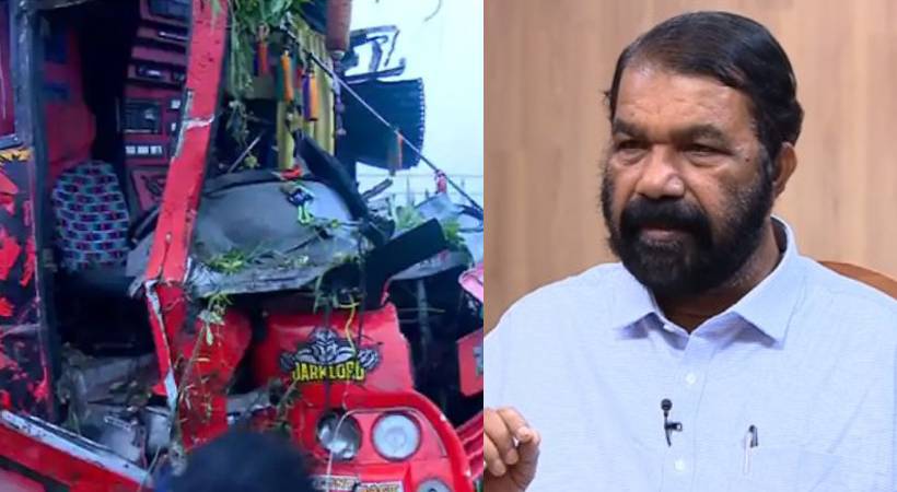 V Sivankutty reacts to the accident in vadakkanchery