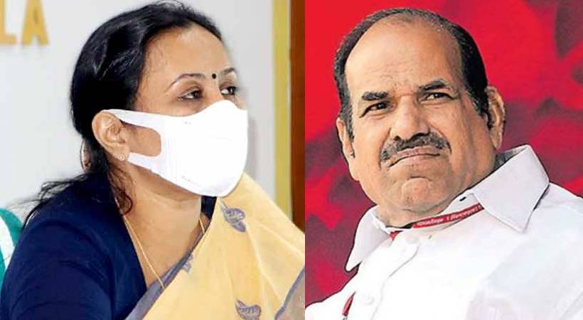 Veena George condoled Kodiyeri Balakrishnan