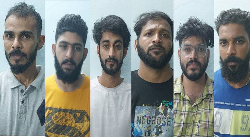 6 people arrested drunken party Payyanur