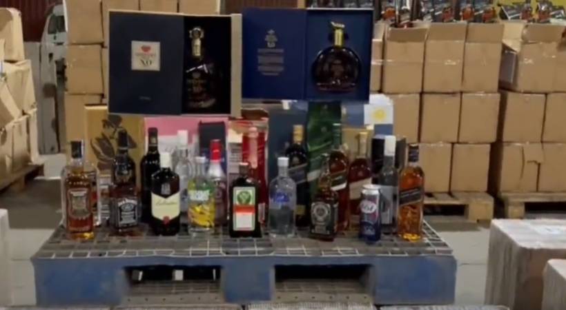 Smuggling of 2 million Lyrica pills and 7,000 liquor bottles foiled