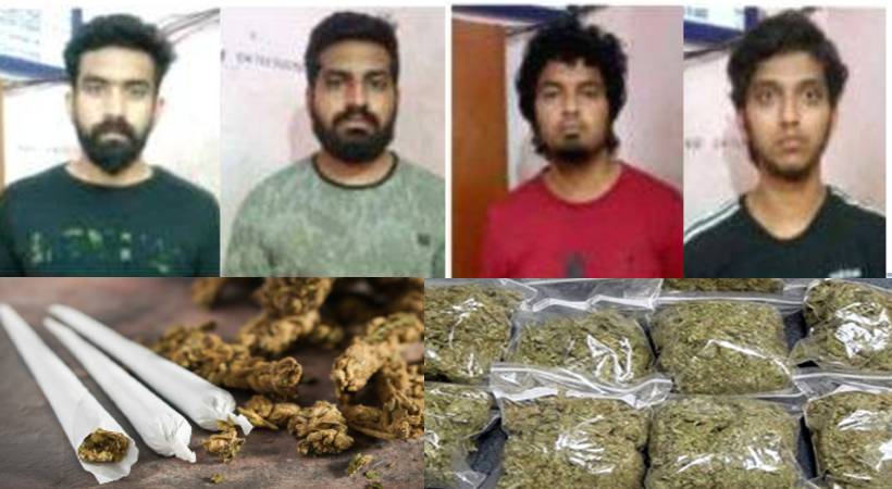 tourist resort Raid varkala Kappil seized ganja