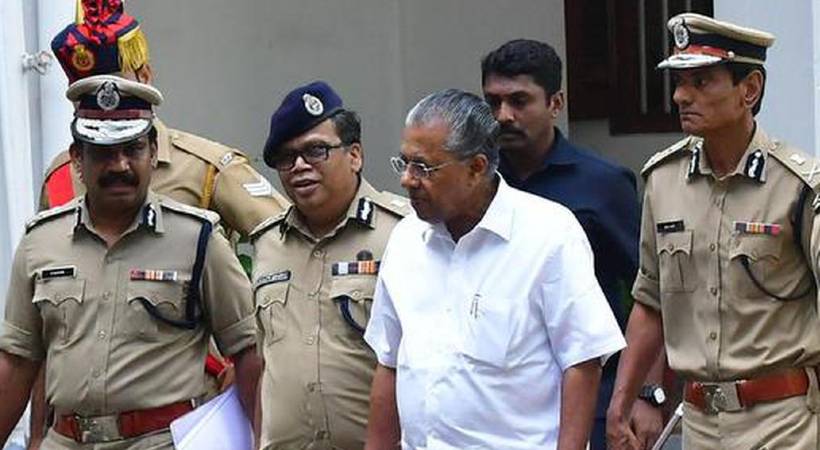 Kerala best policing pinarayi vijayan