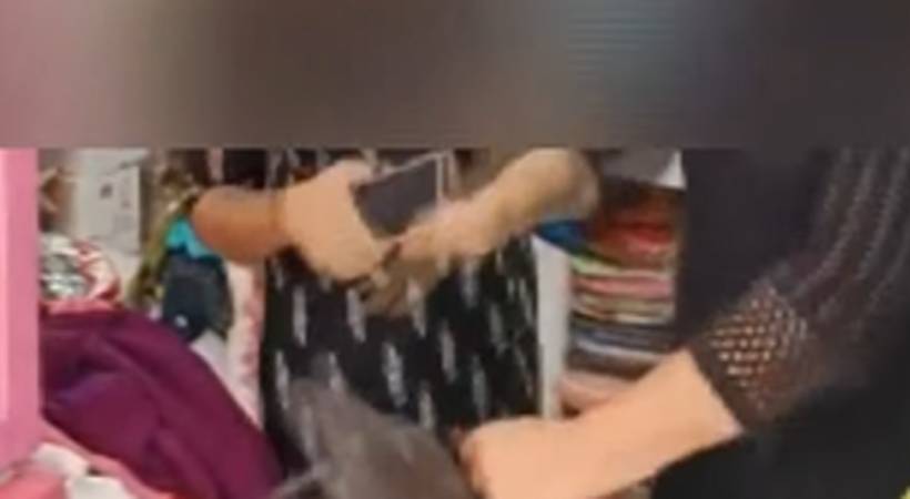 shop owner brutally beat up young woman