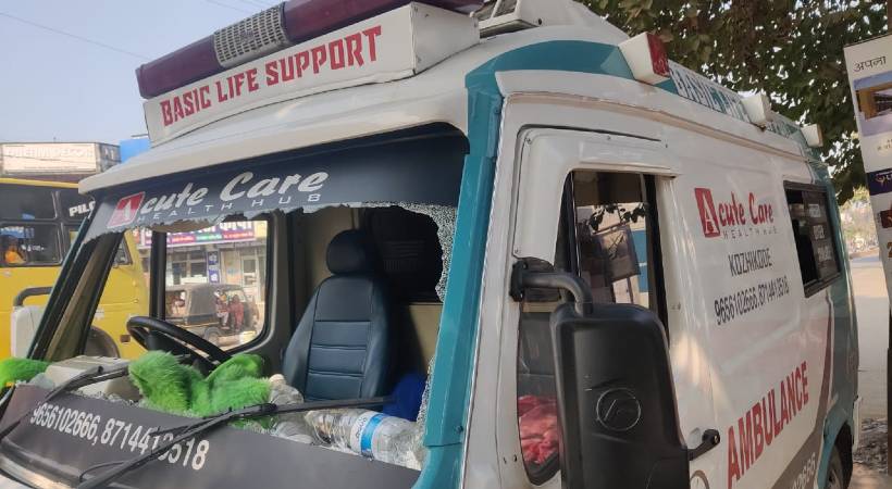 ambulance attack jabalpur rewa highway