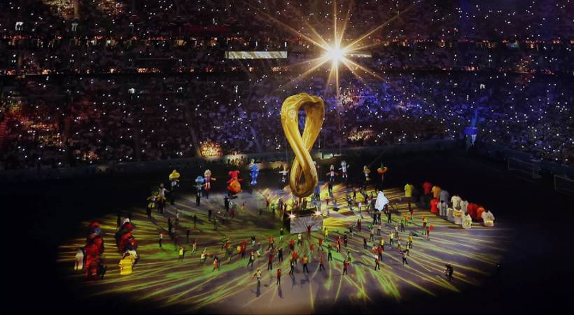 FIFA World Cup Qatar 2022 colorful start