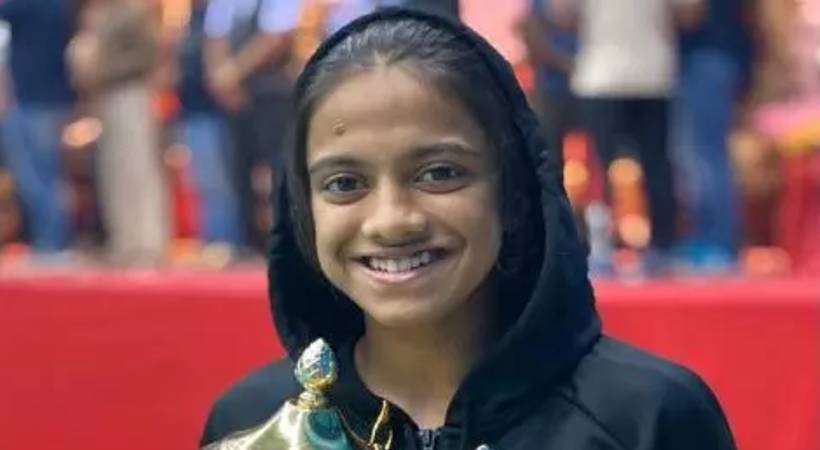 Gold medal for Malayali girl in Saudi National Games
