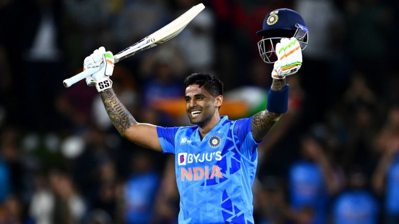 Century for Suryakumar Yadav t-20
