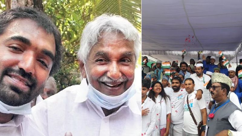 chandy oommen again in jodo yatra