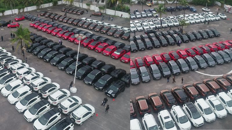 largest gathering of ford ecosport car