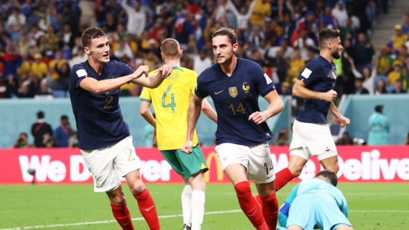 france first goal fifa world cup against australia