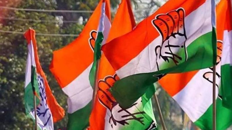 congress protest against ldf government